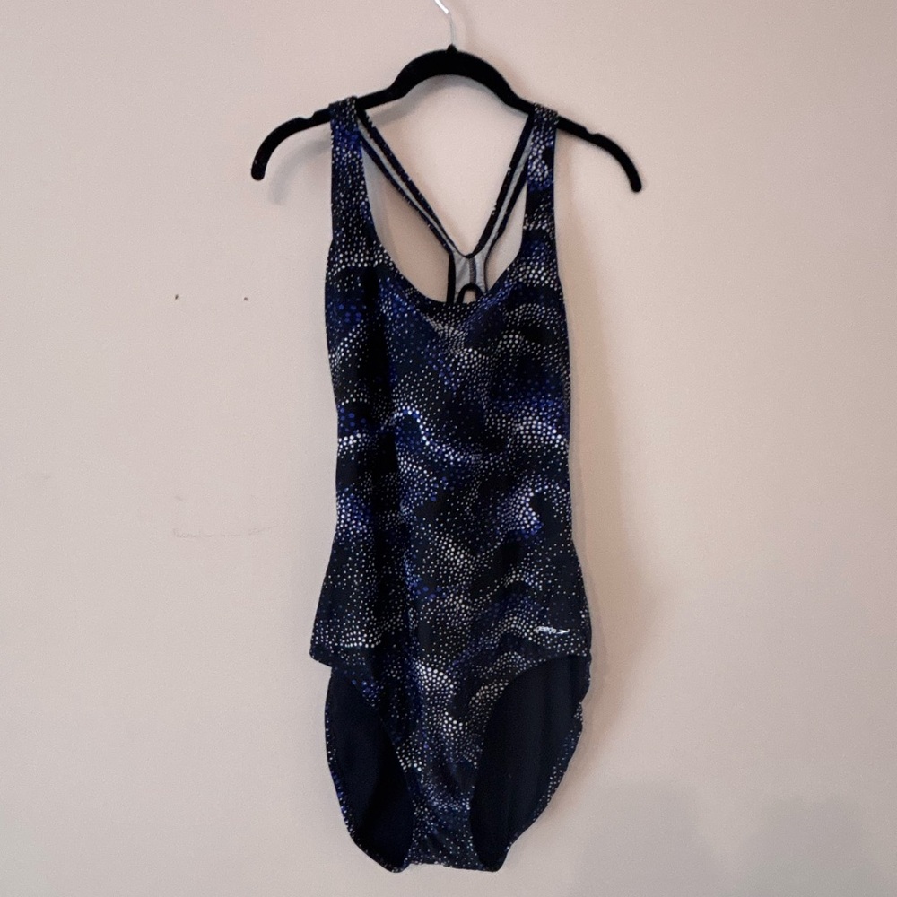 Speedo Black and Blue Swimwear